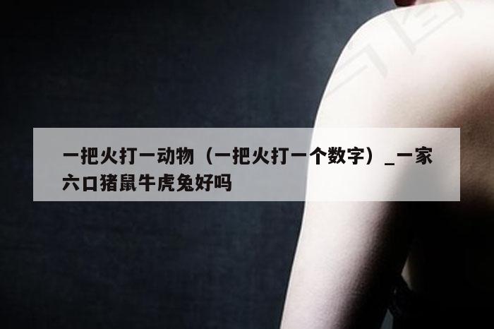 一把火打一动物（一把火打一个数字）_一家六口猪鼠牛虎兔好吗